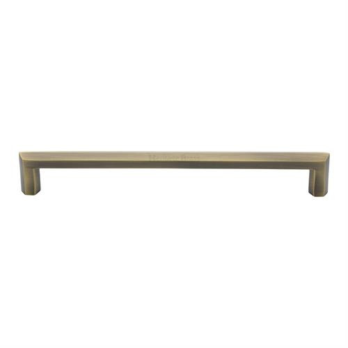 M Marcus Heritage Brass Hex Profile Design Cabinet Pull 203mm Centre to Centre